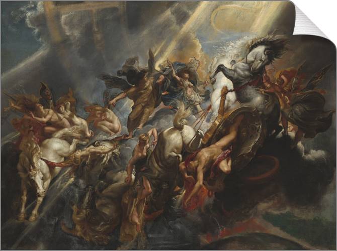 Купить и печать на заказ Картины на холсте Падение Фаэтона