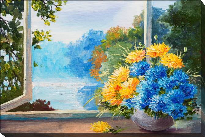 Картины на холсте Bouquet of spring flowers