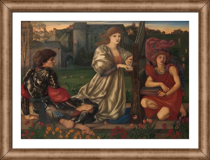 Купить и печать на заказ Картины в рамке, багете Песнь любви