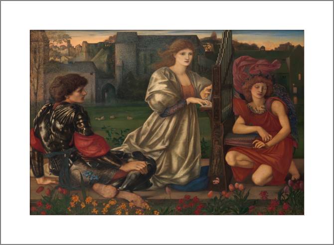 Купить и печать на заказ Картины, фото с паспарту Песнь любви