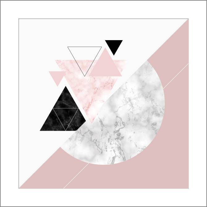 Paintings, photos from Passepartout Marble on pink