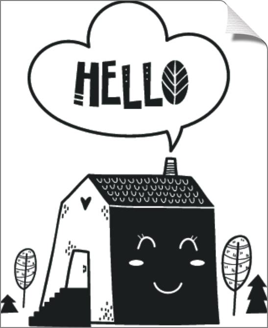 Купить и печать на заказ Картины на холсте Детский домик