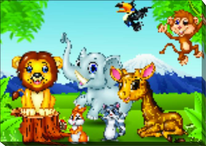 Картины на холсте Animal world