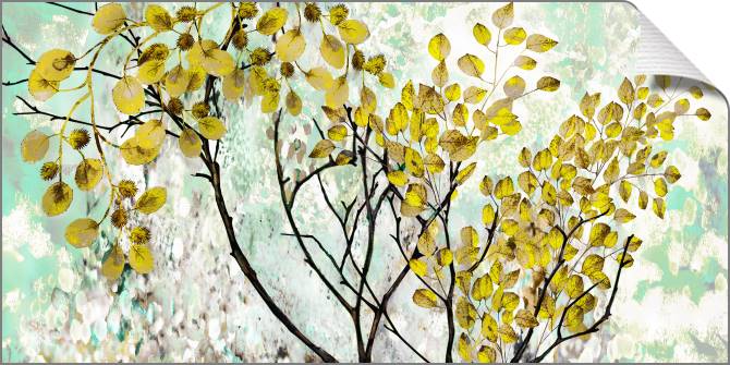 Картины на холсте Tree with yellow leaves