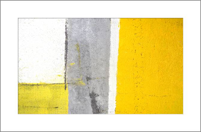 Paintings, photos from Passepartout Yellow-grey stripe