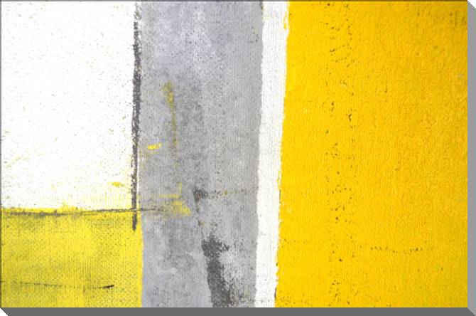 Картины на пластике, пеноркартоне Yellow-grey stripe