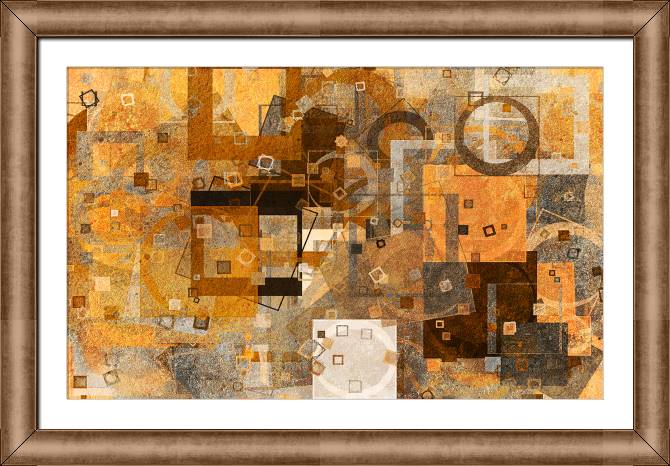 Купить и печать на заказ Картины в рамке, багете Абстрактный гранж