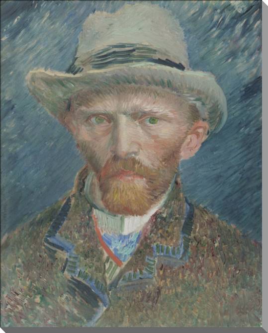 Картины на пластике, пеноркартоне Portrait Of Van Gogh