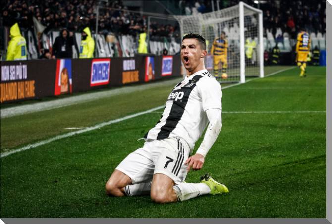 Картины на пластике, пеноркартоне Photo Cristiano Ronaldo