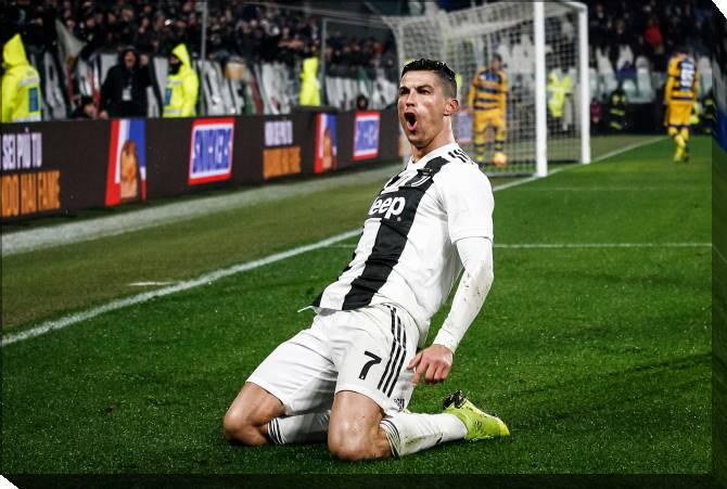 Paintings on canvas Photo Cristiano Ronaldo