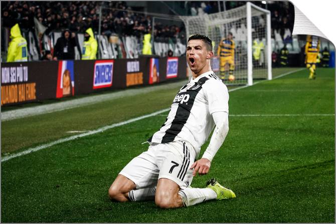 Купить и печать на заказ Картины на холсте Фото Криштиану Роналду