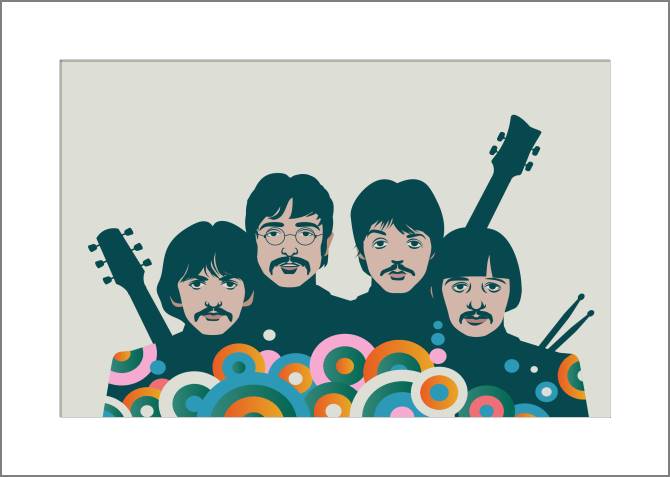 Paintings, photos from Passepartout The Art Of The Beatles