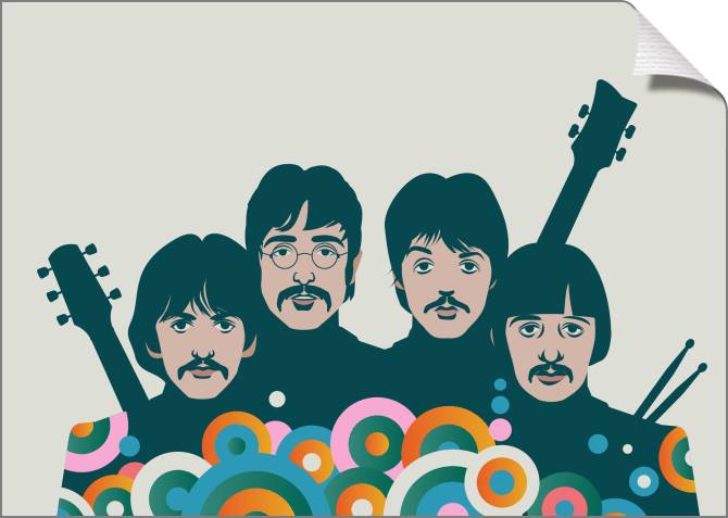 Купить и печать на заказ Картины на холсте Арт Beatles