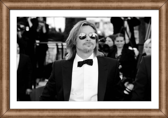 Купить и печать на заказ Картины в рамке, багете Бред Питт