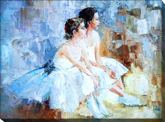 Paintings on canvas Little ballerinas