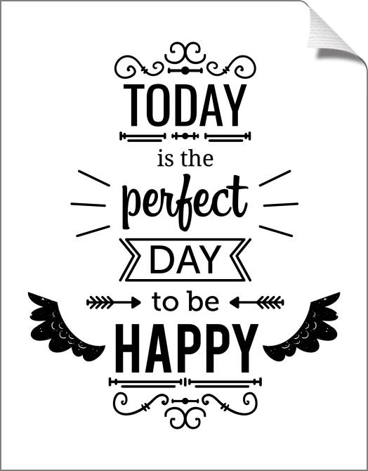 Купить и печать на заказ Картины на холсте Сегодня прекрасный день, чтобы быть счастливым