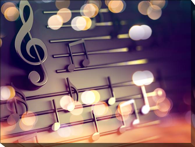 Paintings on canvas Stave