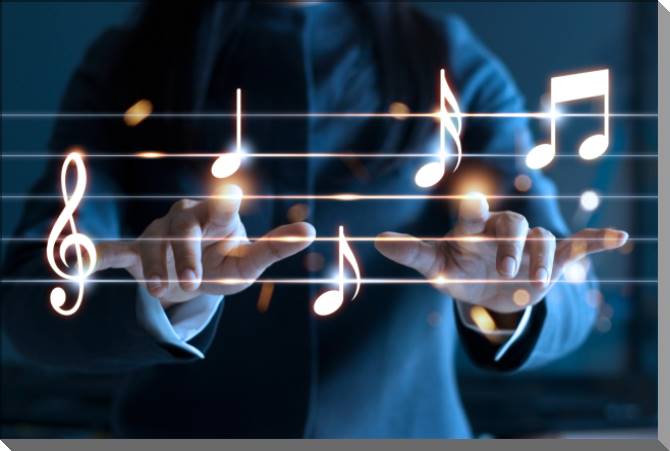 Картины на пластике, пеноркартоне Stave and hands