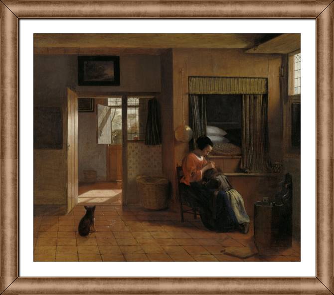 Купить и печать на заказ Картины в рамке, багете Материнский долг