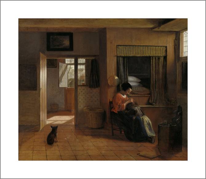 Купить и печать на заказ Картины, фото с паспарту Материнский долг