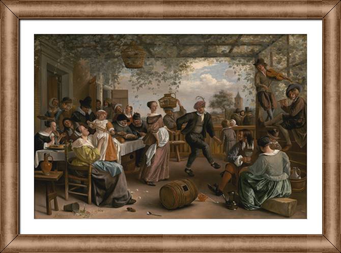 Купить и печать на заказ Картины в рамке, багете Танцующая компания