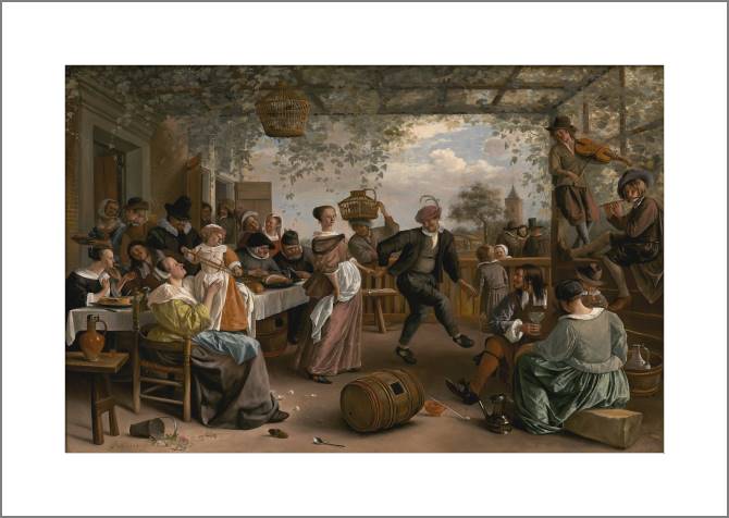 Купить и печать на заказ Картины, фото с паспарту Танцующая компания