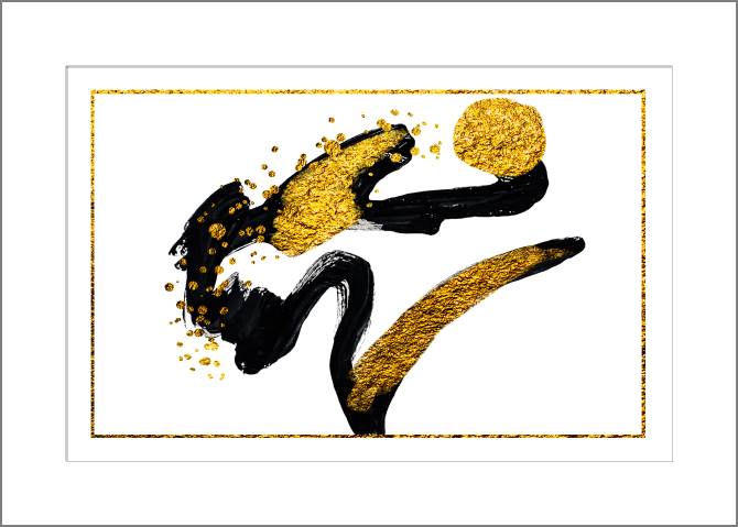 Paintings, photos from Passepartout Minimalism with gold