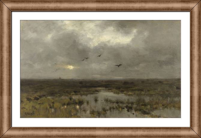 Купить и печать на заказ Картины в рамке, багете Болото