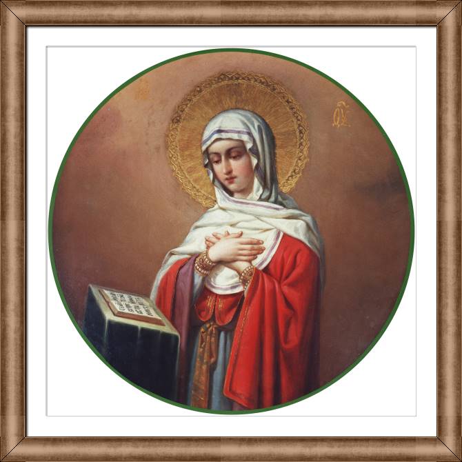 Купить и печать на заказ Картины в рамке, багете Икона Благовещение