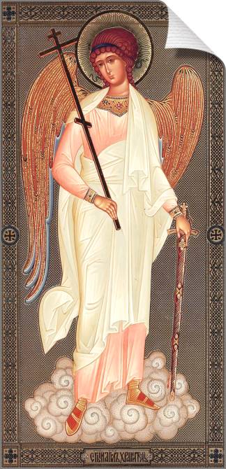 Paintings on canvas The image of the icon of the Guardian angel