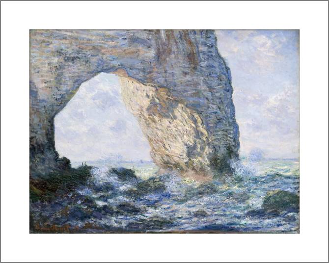 Купить и печать на заказ Картины, фото с паспарту Маннепорт, вид снизу