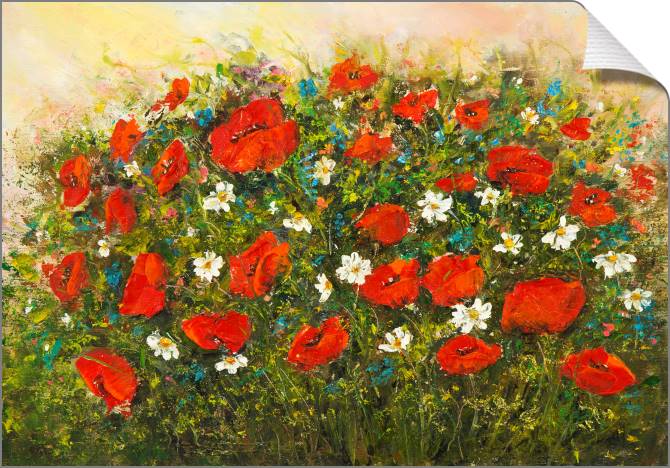 Paintings on canvas Bouquet of poppies