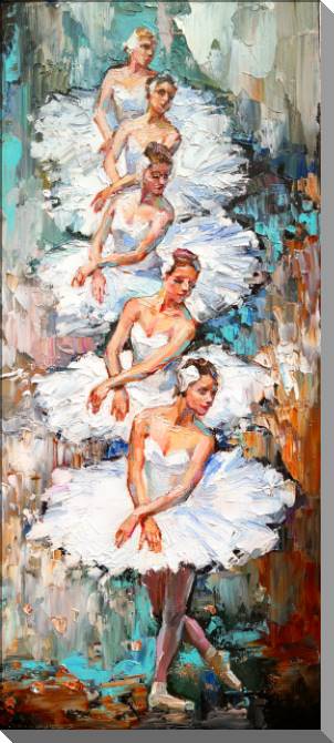 Купить и печать на заказ Картины Балерины в танце