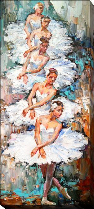 Paintings on canvas Ballerina in dance