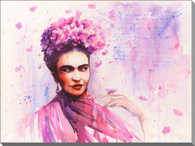 Картины на пластике, пеноркартоне Frida art