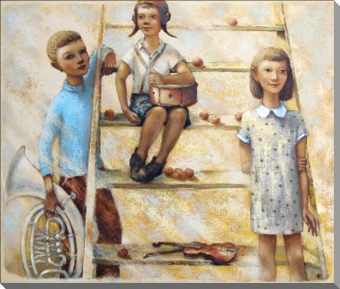 Картины на пластике, пеноркартоне Art children