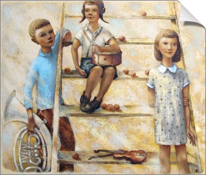 Купить и печать на заказ Картины на холсте Арт дети