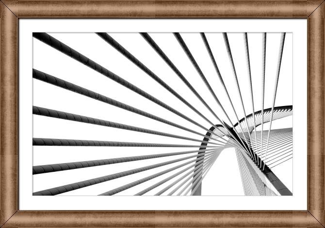 Купить и печать на заказ Картины в рамке, багете Мост в Путраджайе