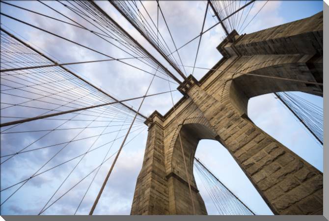 Картины на пластике, пеноркартоне Element of the Brooklyn bridge