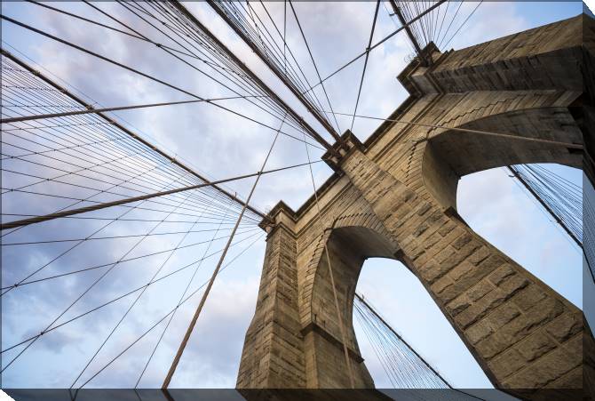 Картины на холсте Element of the Brooklyn bridge