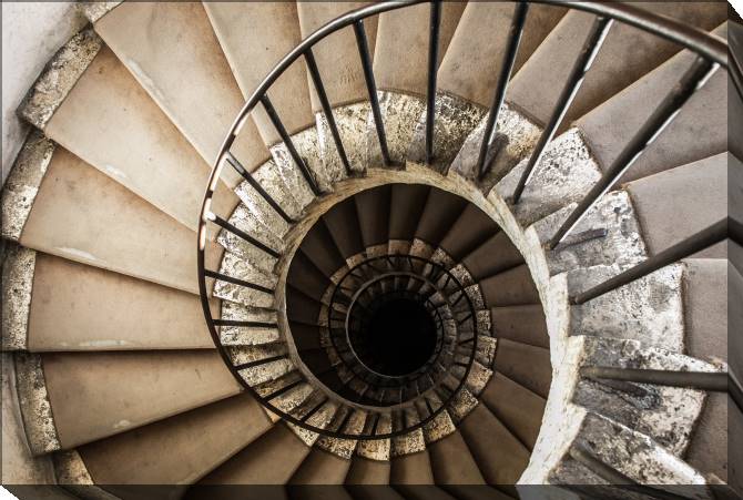 Картины на холсте Vinicola stairs of a historic building