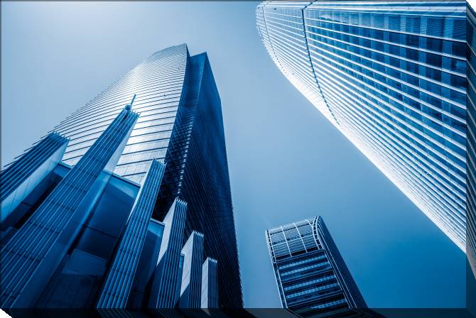 Картины на холсте Office building of Shanghai