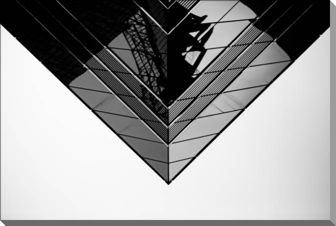 Картины на пластике, пеноркартоне The corner of the building