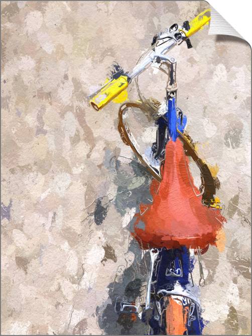 Купить и печать на заказ Картины на холсте Арт велосипед