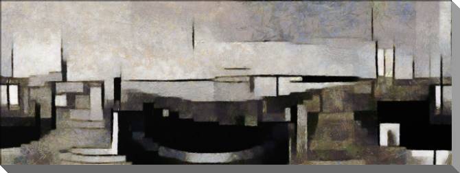 Картины на пластике, пеноркартоне Primitive cubism