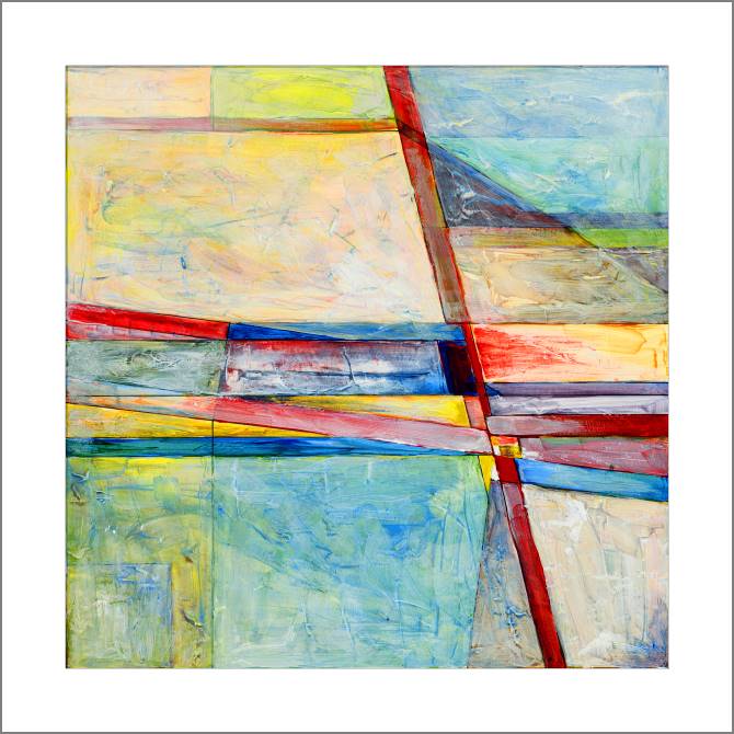 Paintings, photos from Passepartout Color lines abstraction