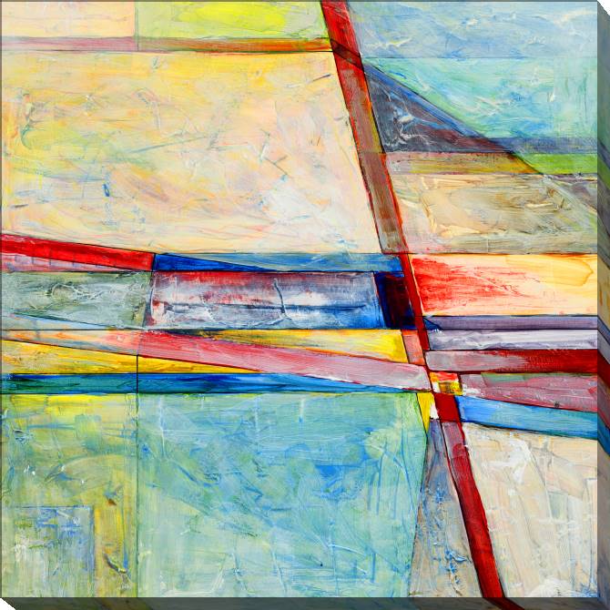 Paintings on canvas Color lines abstraction