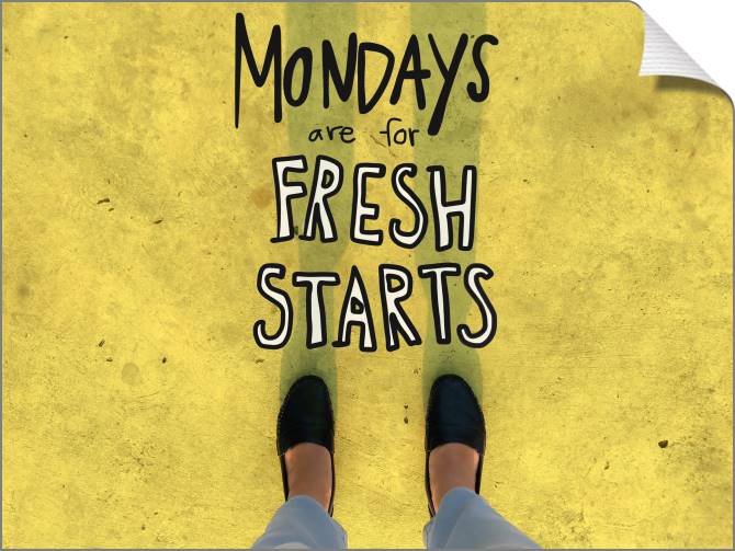 Купить и печать на заказ Картины на холсте Понедельники