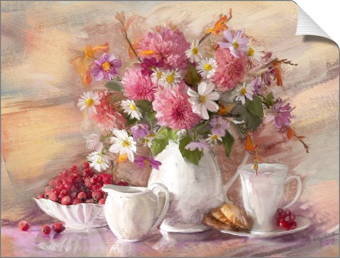 Картины на холсте Autumn bouquet in a vase