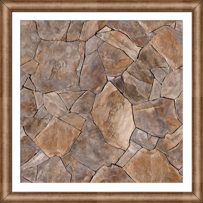 Купить и печать на заказ Картины в рамке, багете Каменная стена